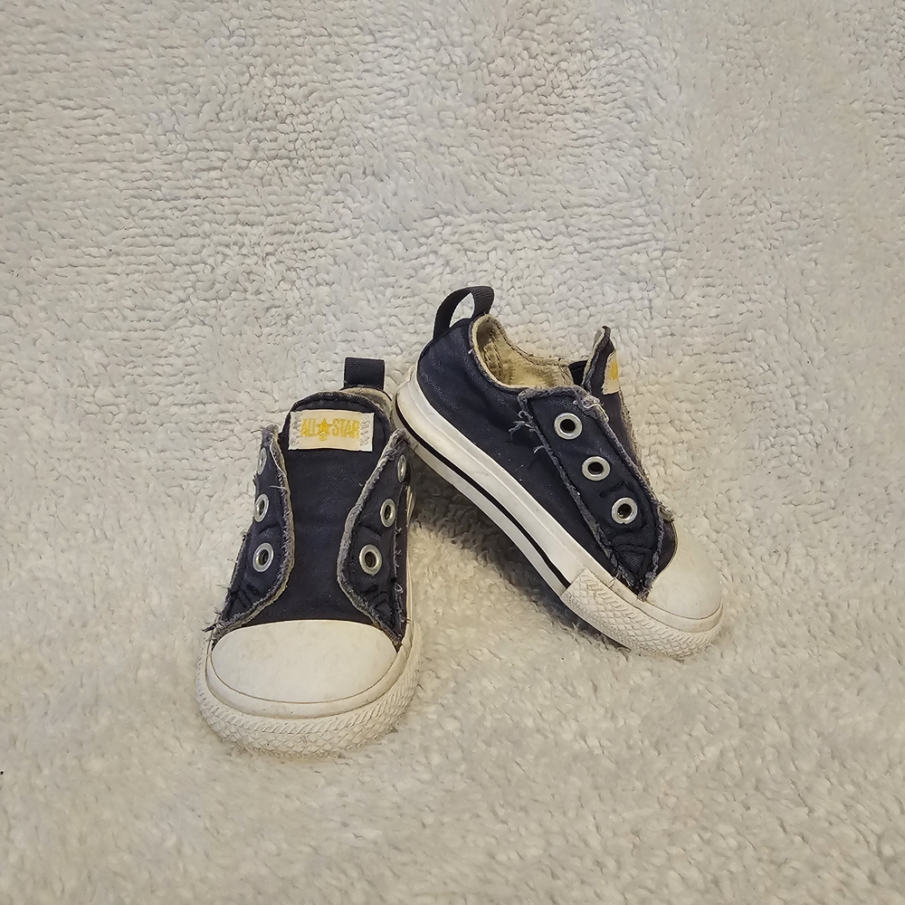 Converse Kids Sneakers - Navy and White